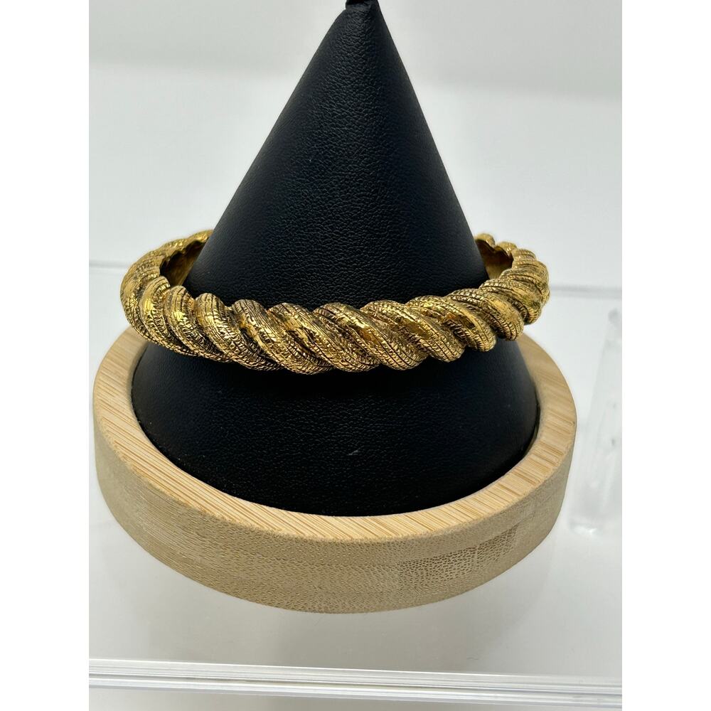 Vintage Chanel Made in France Twist Bangle